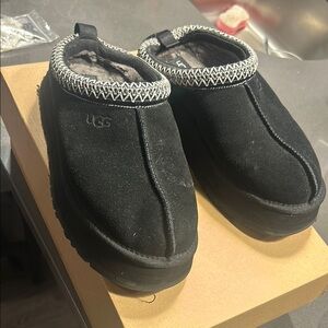 Black UGG tazz slippers